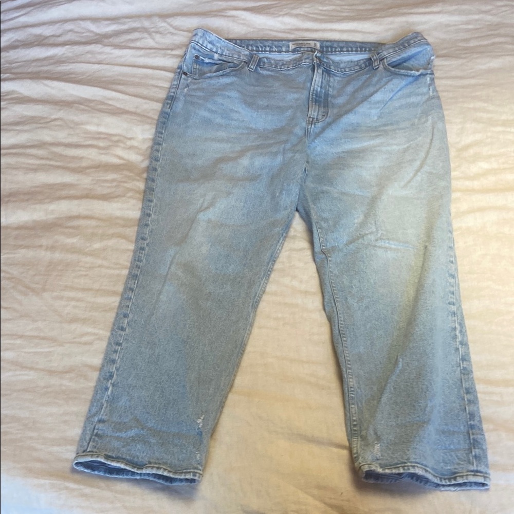 Abercrombie & Fitch Light Blue Straight Leg Jeans